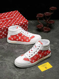 Anum Bags LUV HIgh Top White Red Sneaker