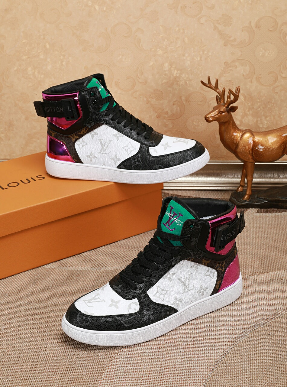 Anum Bags LUV Rivoli High Blue Pink Sneaker