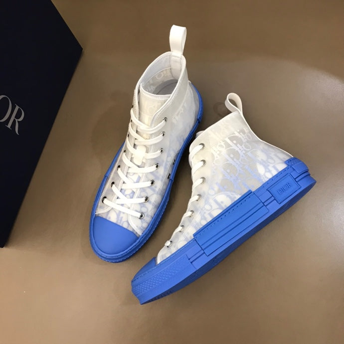 Anum Bags DIR B23 Oblique Gradient Blue HIGH-TOP SNEAKER