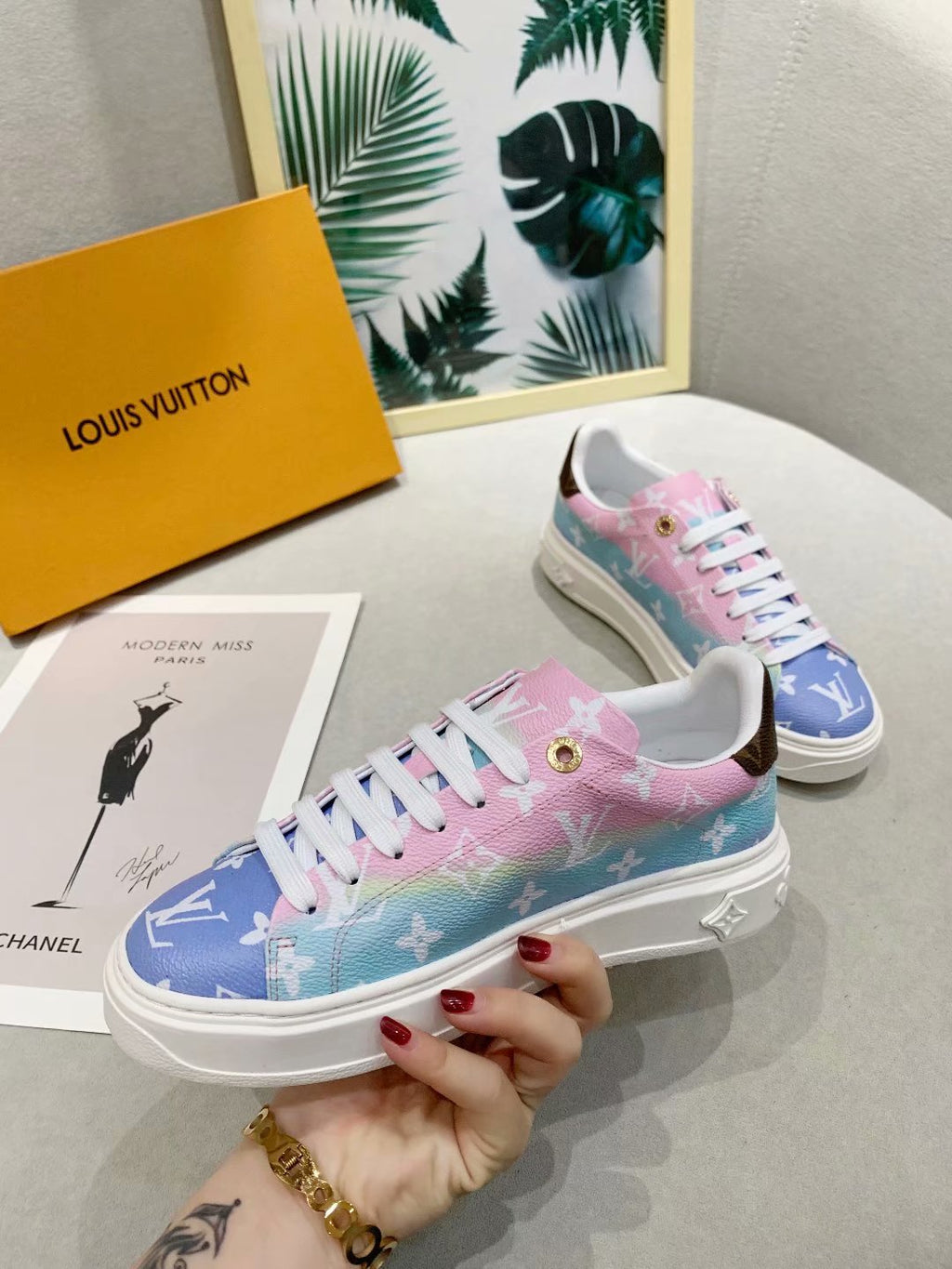 Anum Bags LUV Casual Low Pink Sneaker