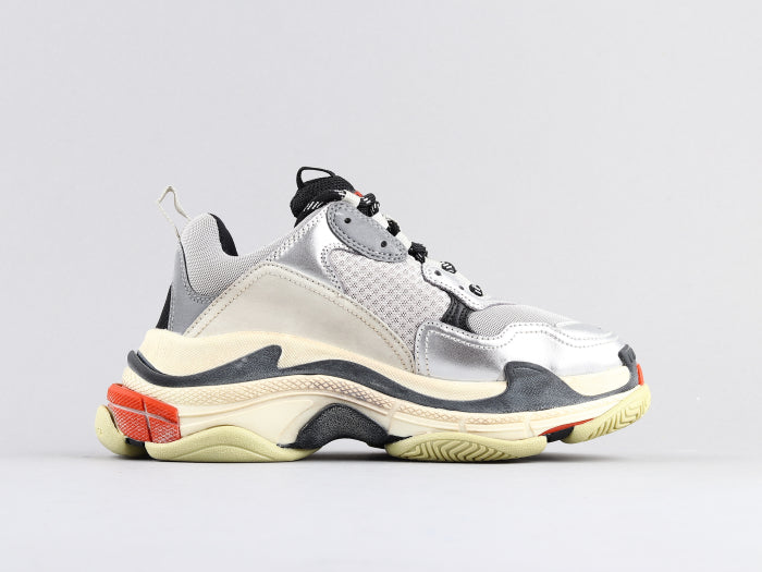 Ezyycart Bags Bla Triple S Red Silver Sneaker