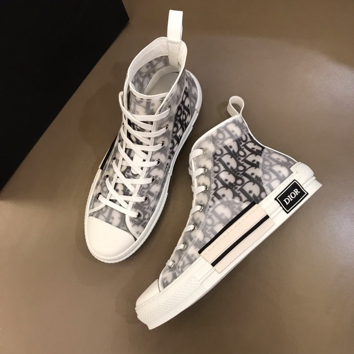 Anum Bags DIR B23 Black and White HIGH-TOP SNEAKER