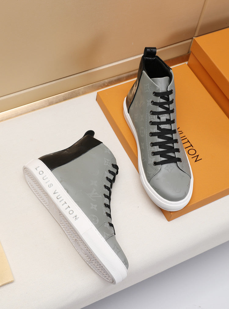 Anum Bags LUV Stellar Trainer Boot Gray Black Sneaker
