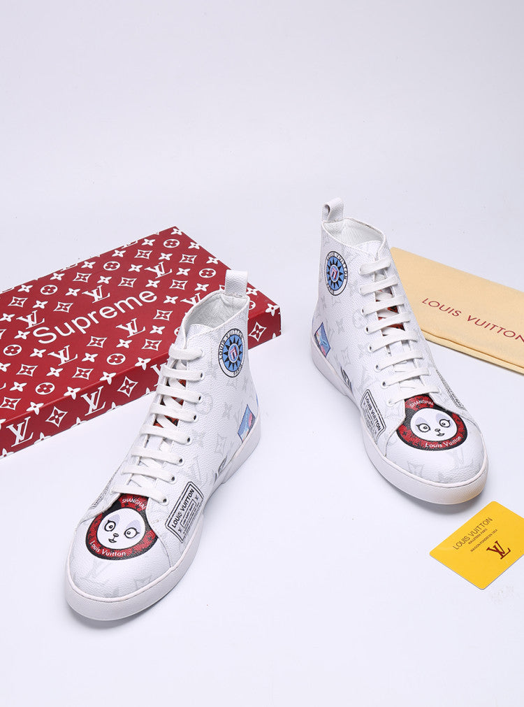 Anum Bags LUV Stellar Trainer Boot White Sneaker