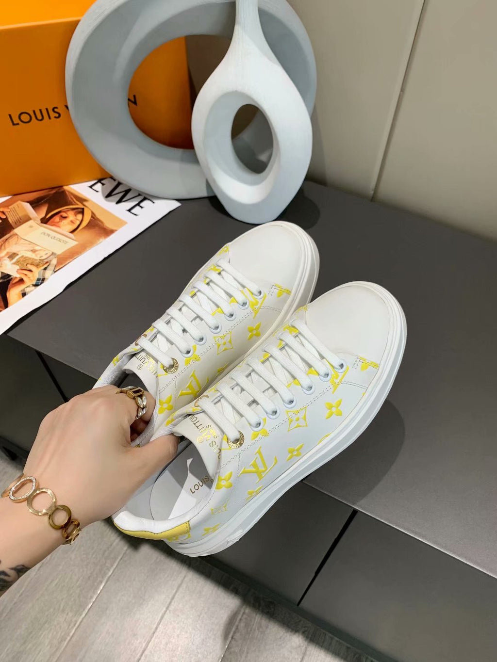 Anum Bags LUV Time Out Yellow Sneaker