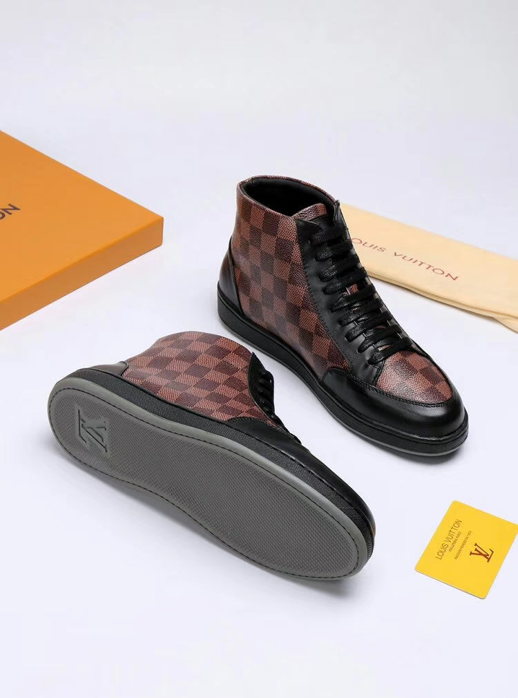 Anum Bags LUV HIgh Top Brown Sneaker