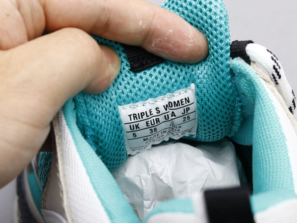 Ezyycart Bags Bla Triple S Tiffany Green Sneaker