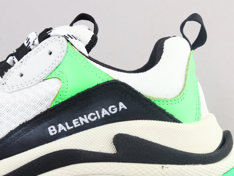 Ezyycart Bags Bla Triple S Black Green Sneaker