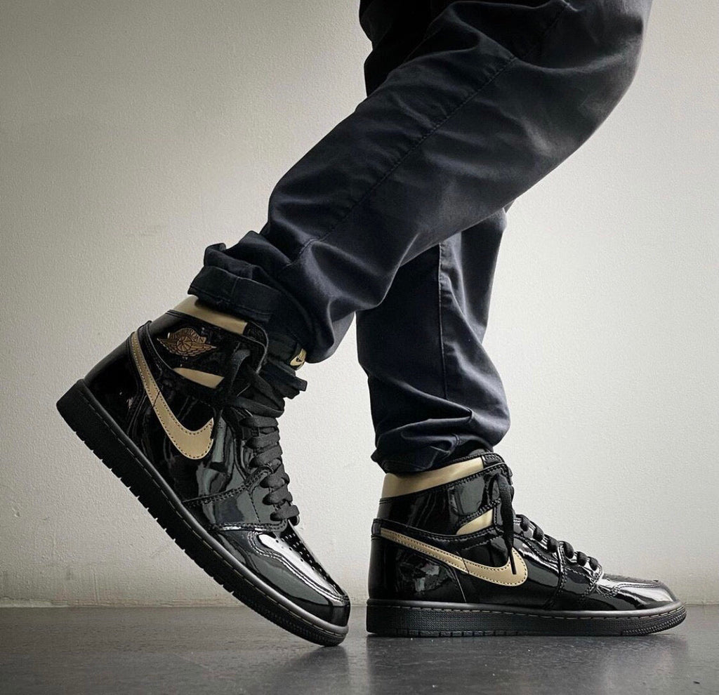 Ezyycart Bags AJ1 High Black Gold