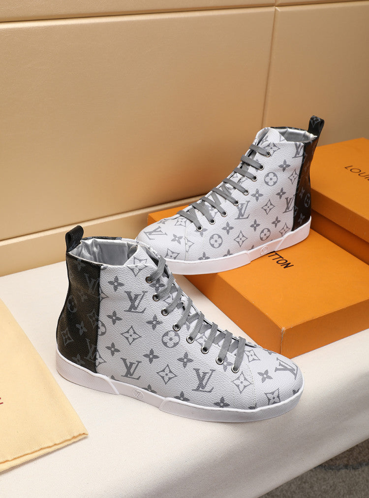 Anum Bags LUV Stellar Trainer Boot White Black Sneaker