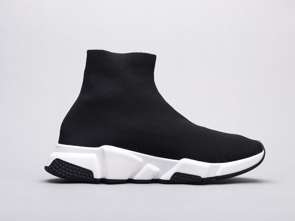 Ezyycart Bags Bla Socks Shoes Black and White Sneaker