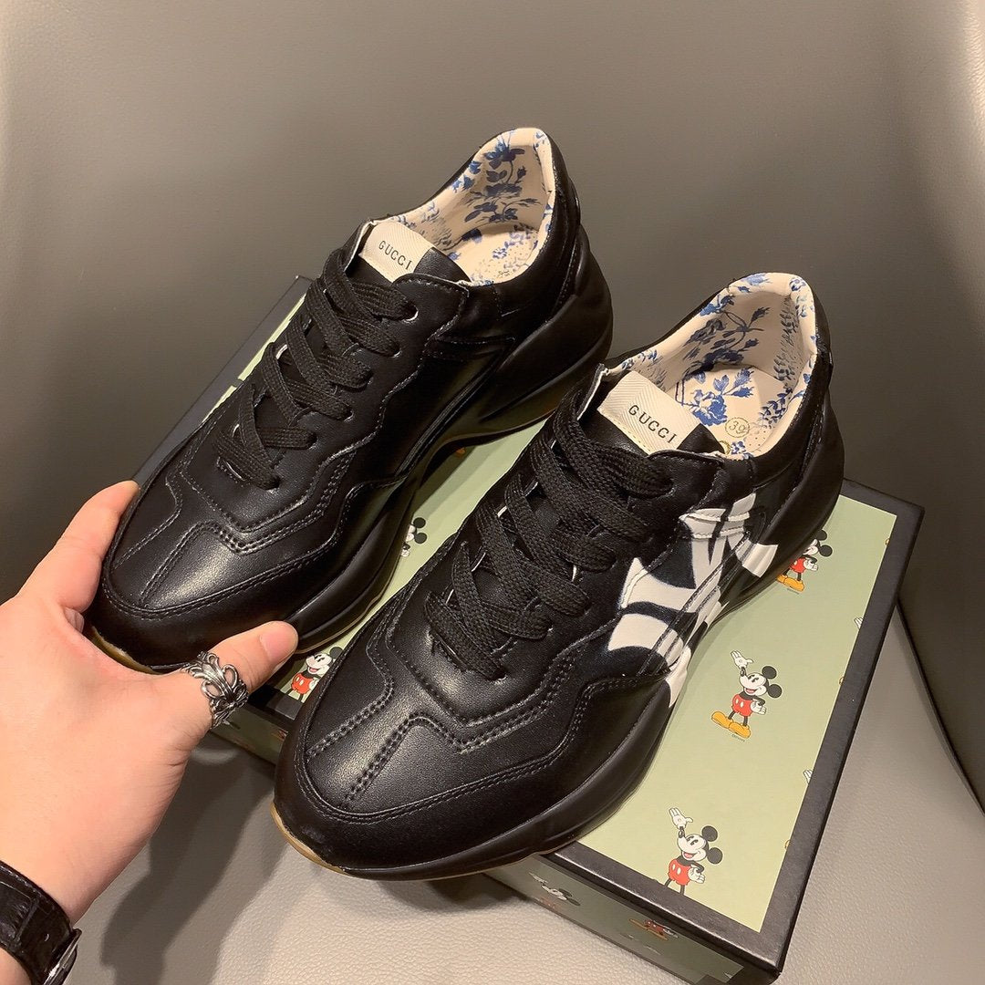 Ezyycart Bags MO-GCI RHYTON VINTAGE TRAINER NY BLACK SNEAKER 139