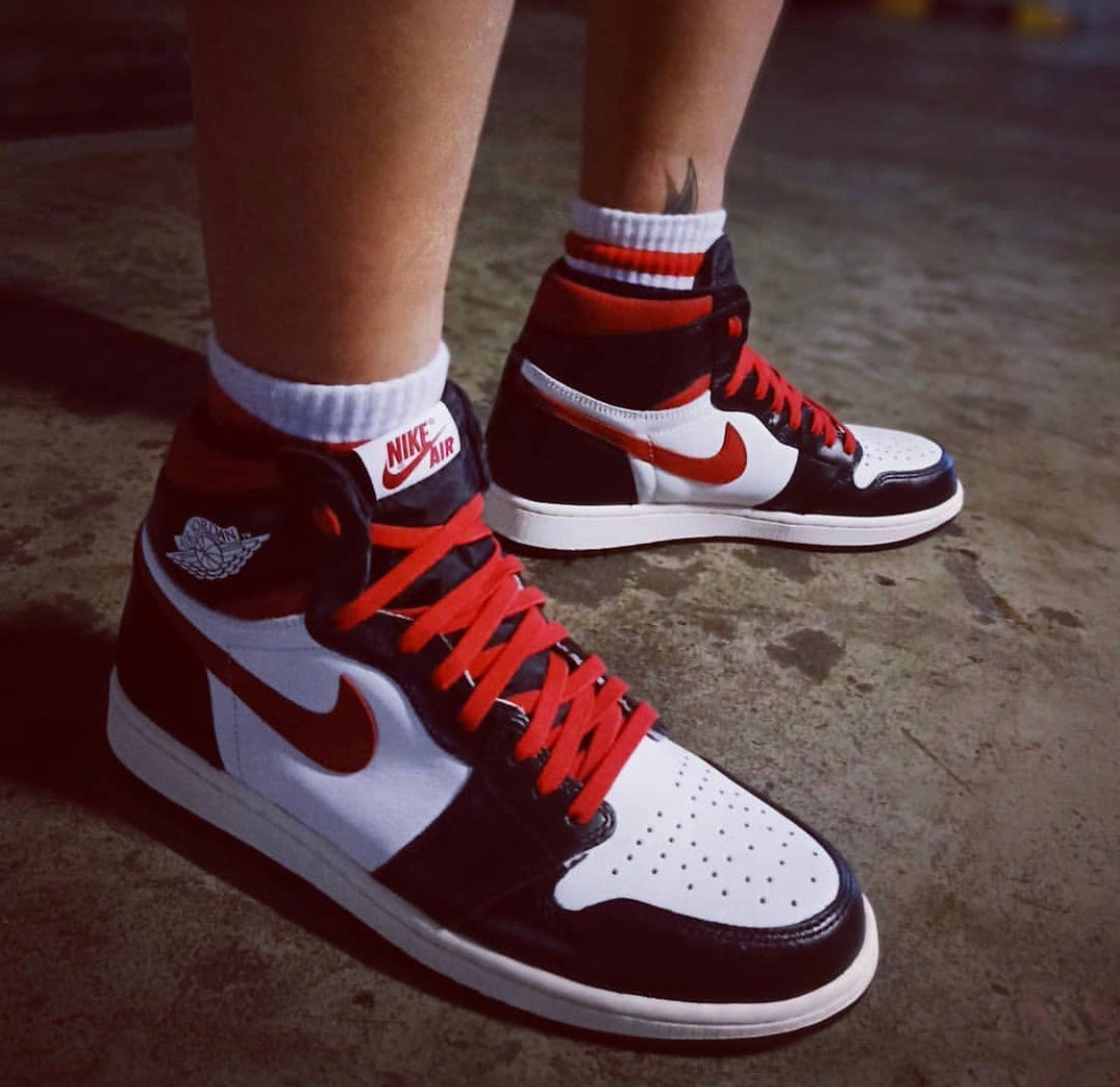 Ezyycart Bags AJ1 Red Hook Black Toe