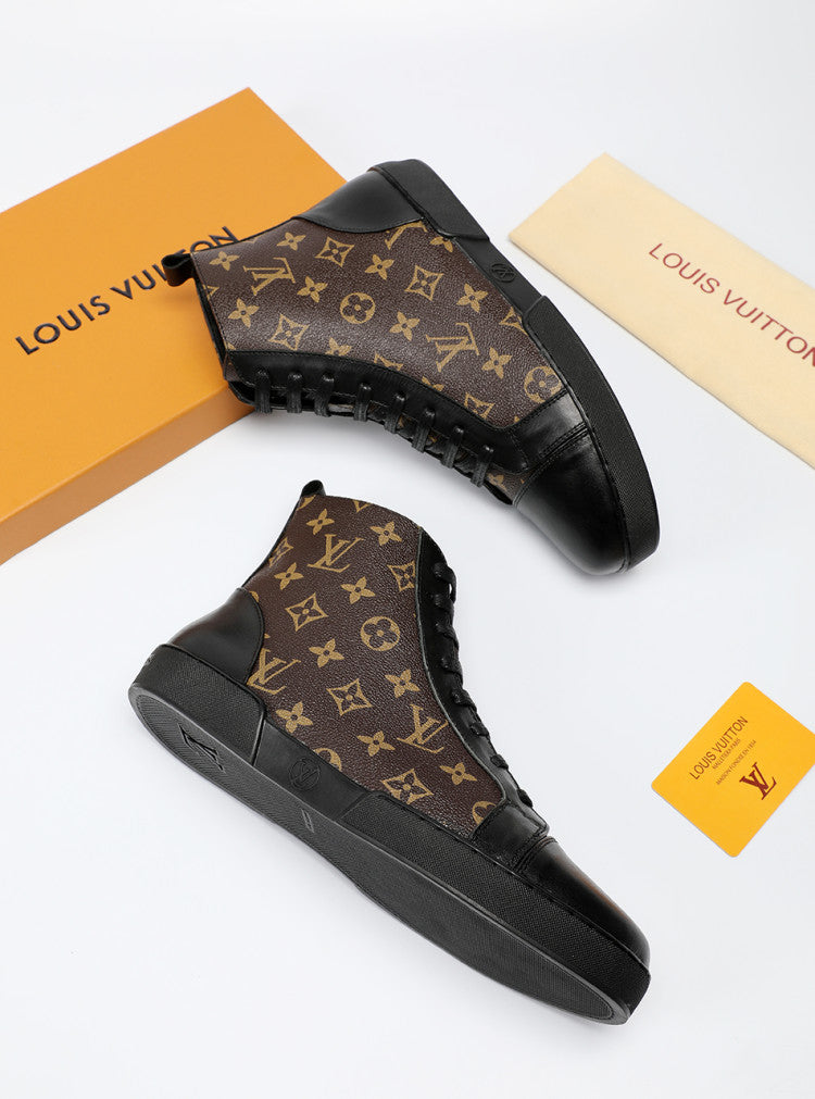 Anum Bags LUV High Monogram Brown Boot Sneaker