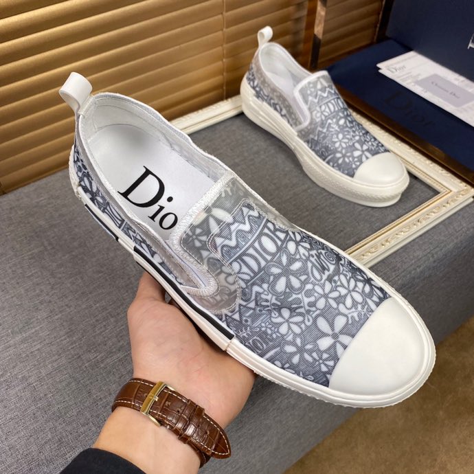 Anum Bags DIR B23 Slip Blue And White LOW-TOP SNEAKER