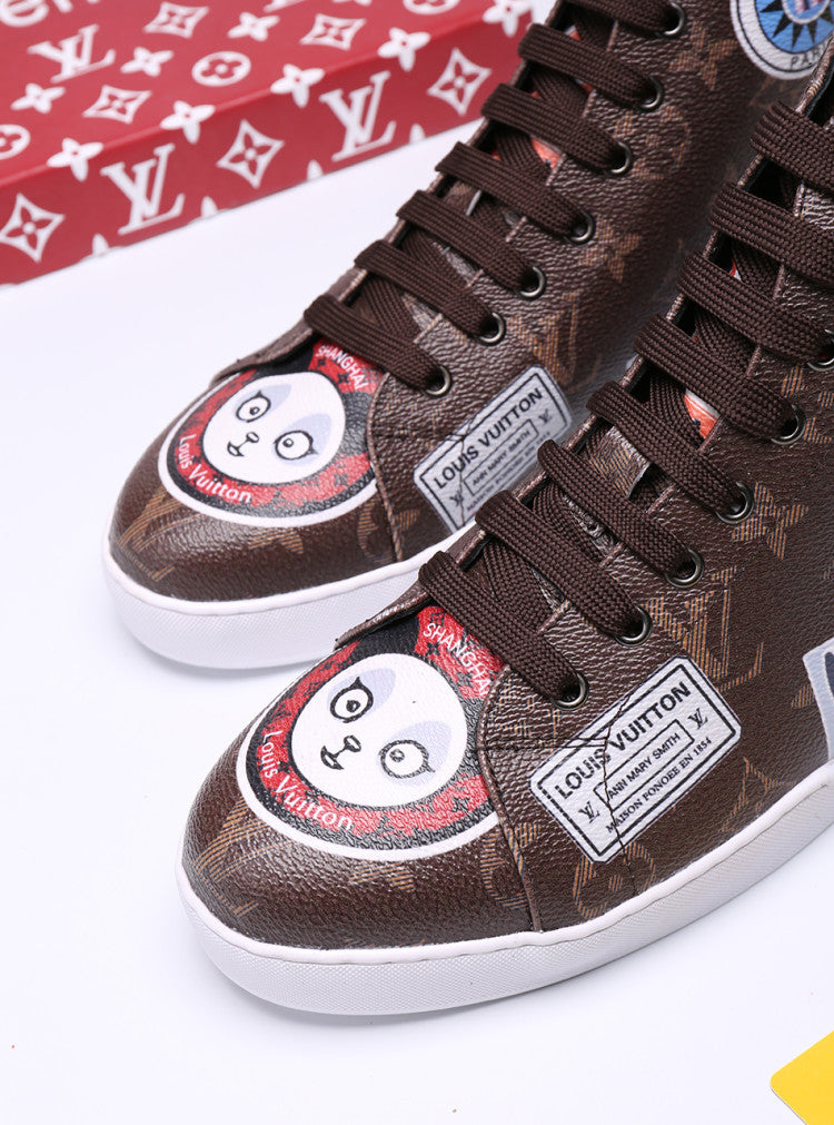 Anum Bags LUV Stellar Trainer Boot Brown Sneaker