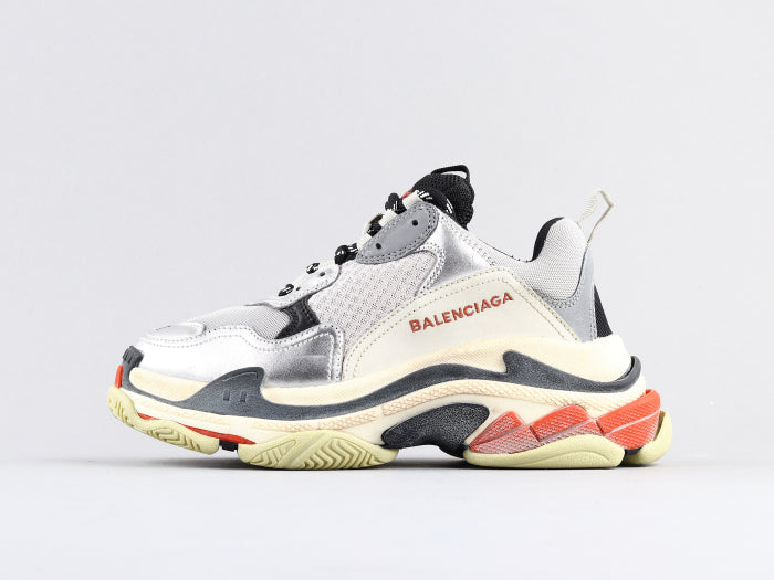 Ezyycart Bags Bla Triple S Red Silver Sneaker
