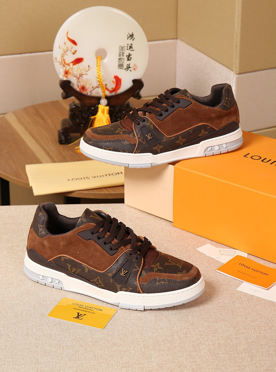 Anum Bags LUV Traners Vert Brown Sneaker