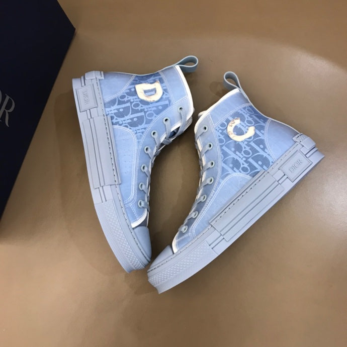 Anum Bags DIR B23 BLUE HIGH-TOP SNEAKER