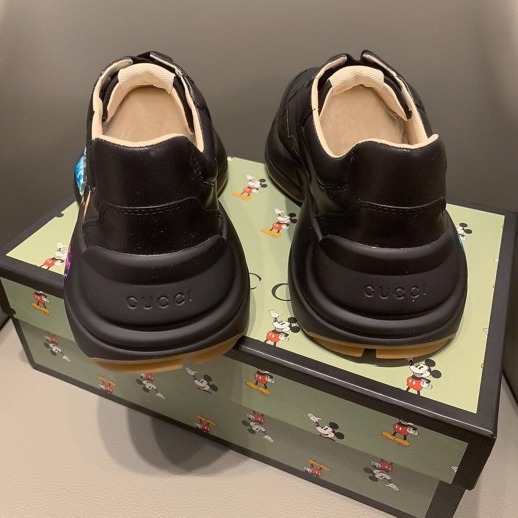 Ezyycart Bags MO-GCI RHYTON VINTAGE TRAINER BLACK SNEAKER 145