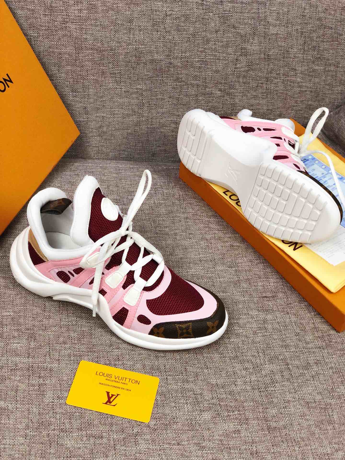 Anum Bags LUV Archlight Pink Brown Sneaker