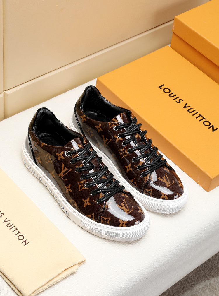 Anum Bags LUV Low Monogram Brown Breathable Sneaker