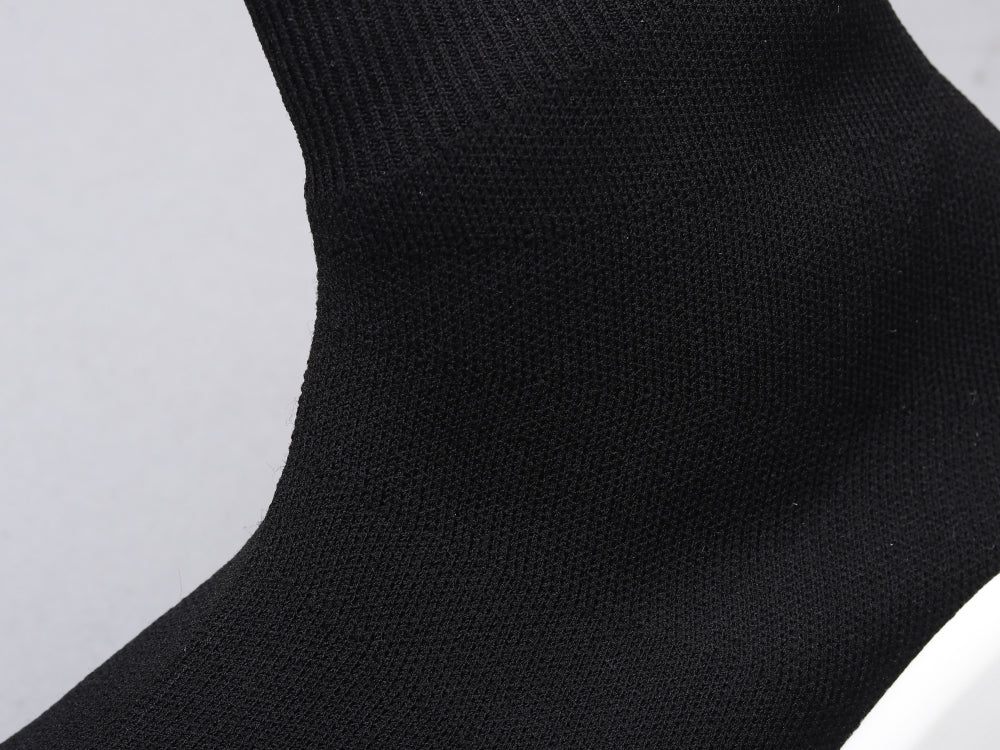 Ezyycart Bags Bla Socks Shoes Black and White Sneaker