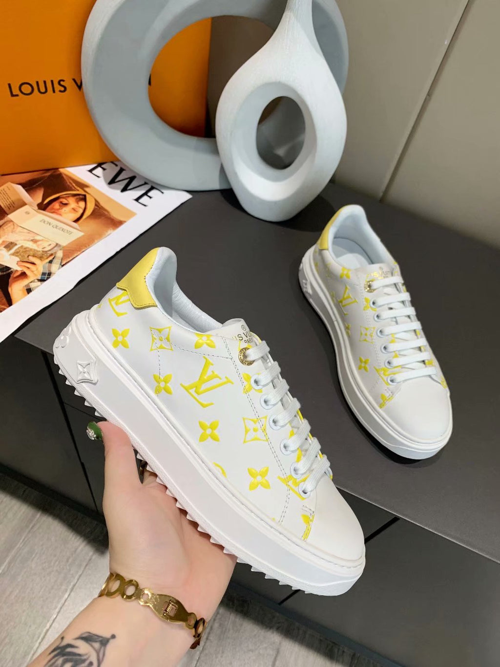 Anum Bags LUV Time Out Yellow Sneaker