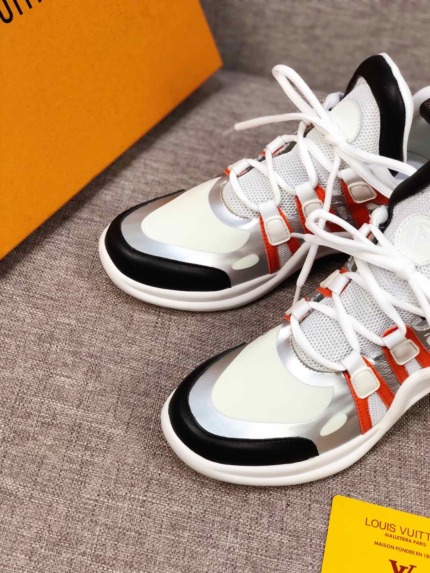Anum Bags LUV Archlight White Black Orange Sneaker