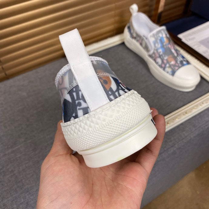 Anum Bags DIR B23 Slip MultiColor And White LOW-TOP SNEAKER