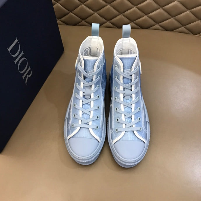 Anum Bags DIR B23 BLUE HIGH-TOP SNEAKER
