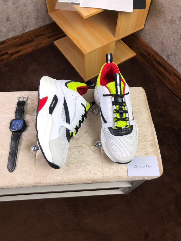 Anum Bags DIR B22 White And Yellow Sneaker