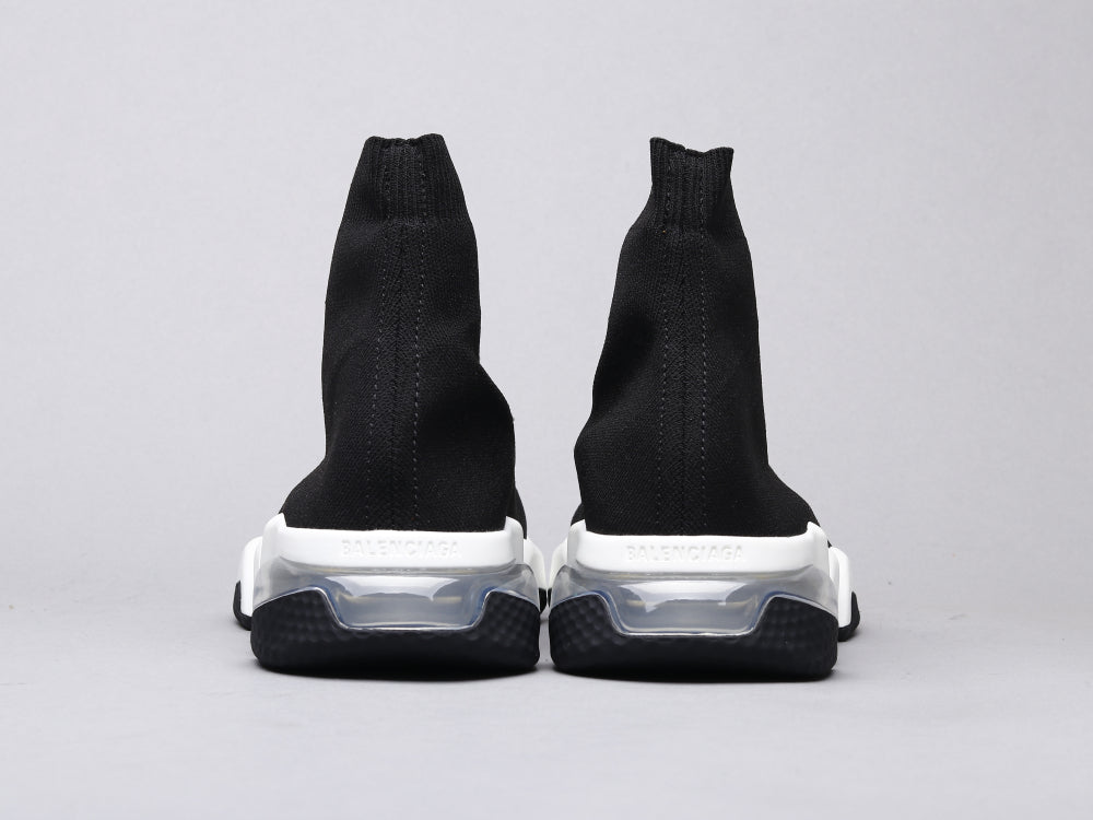 Ezyycart Bags Bla Socks Shoes Black and White Sneaker