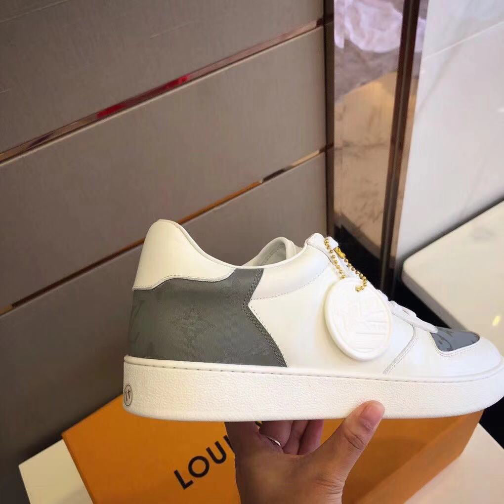 Anum Bags LUV Rivoli Low Gray White Sneaker