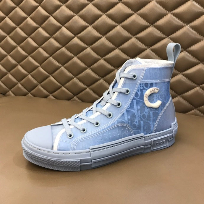 Anum Bags DIR B23 BLUE HIGH-TOP SNEAKER