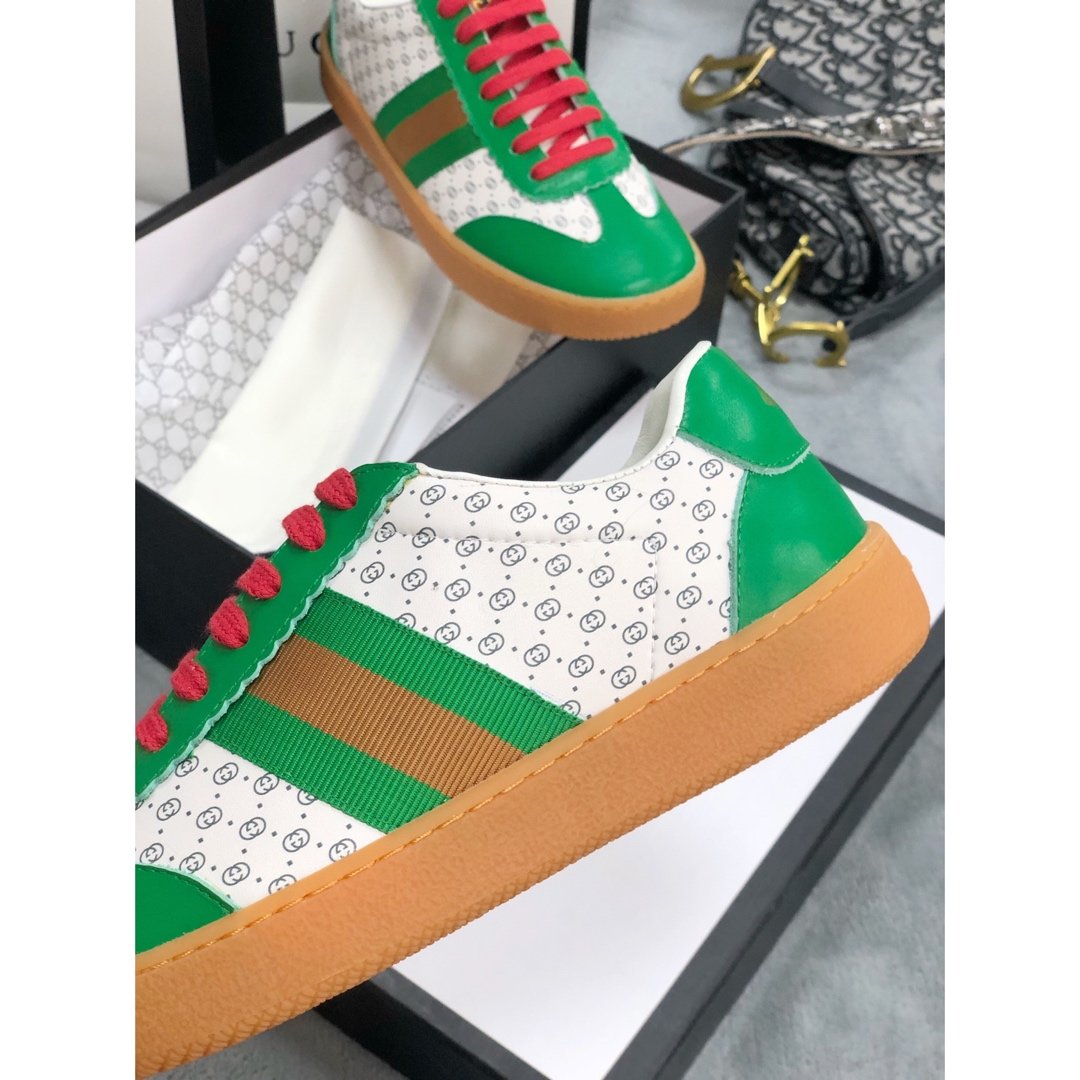 Ezyycart Bags MO-GCI Screener Leather green Sneaker 091