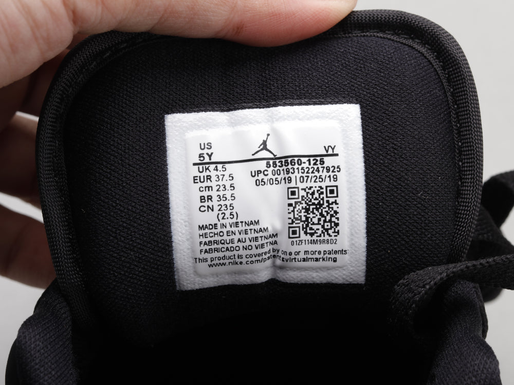 Ezyycart Bags AJ1 Black and purple toes