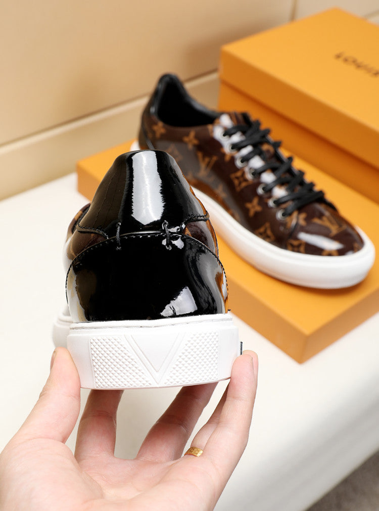 Anum Bags LUV Low Monogram Brown Breathable Sneaker