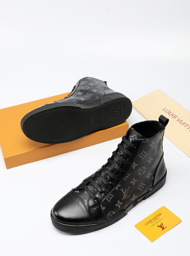 Anum Bags LUV High Monogram Black Boot Sneaker