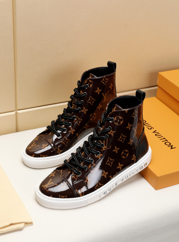 Anum Bags LUV Stellar Trainer Boot Brown Sneaker