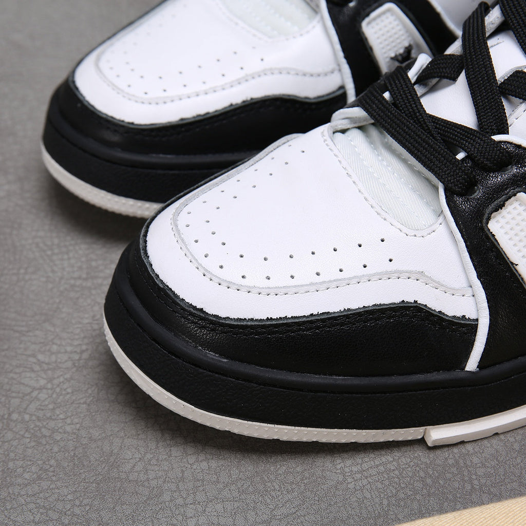 Anum Bags LUV Traners Inspired White Black Sneaker