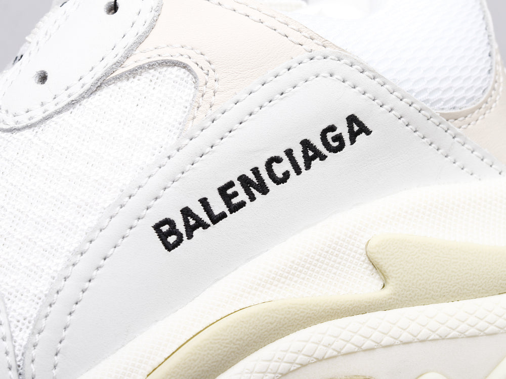 Ezyycart Bags Bla Triple S Pure White Sneaker