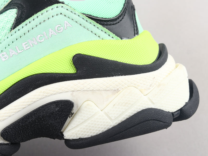 Ezyycart Bags Bla Triple S Yellow Green Sneaker