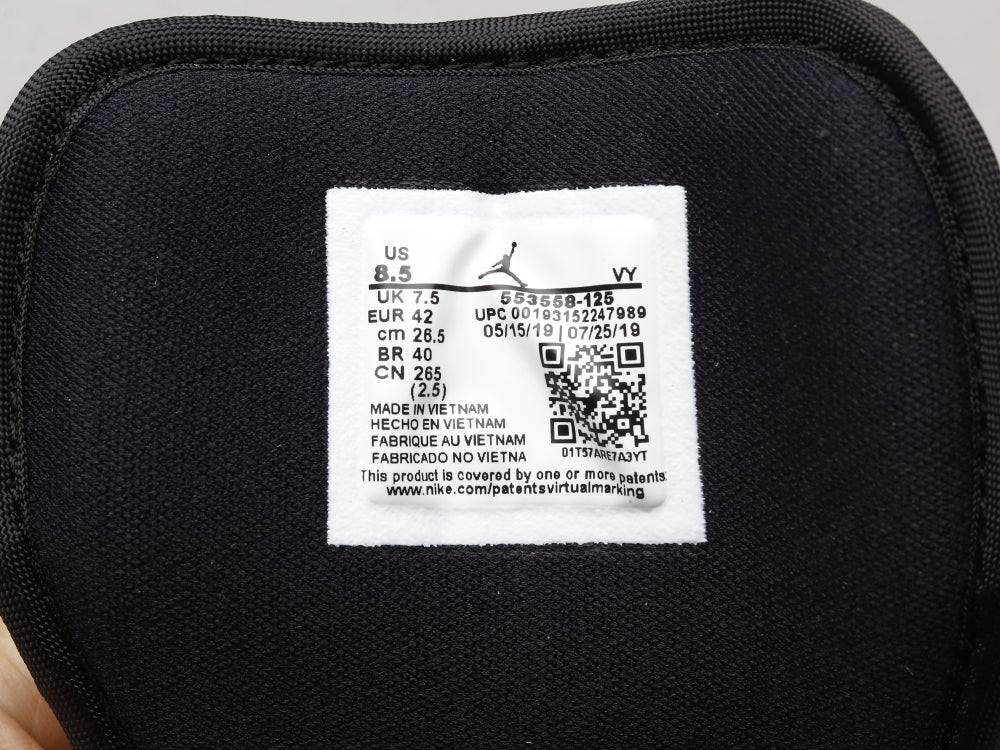 Ezyycart Bags AJ1 black and purple toes