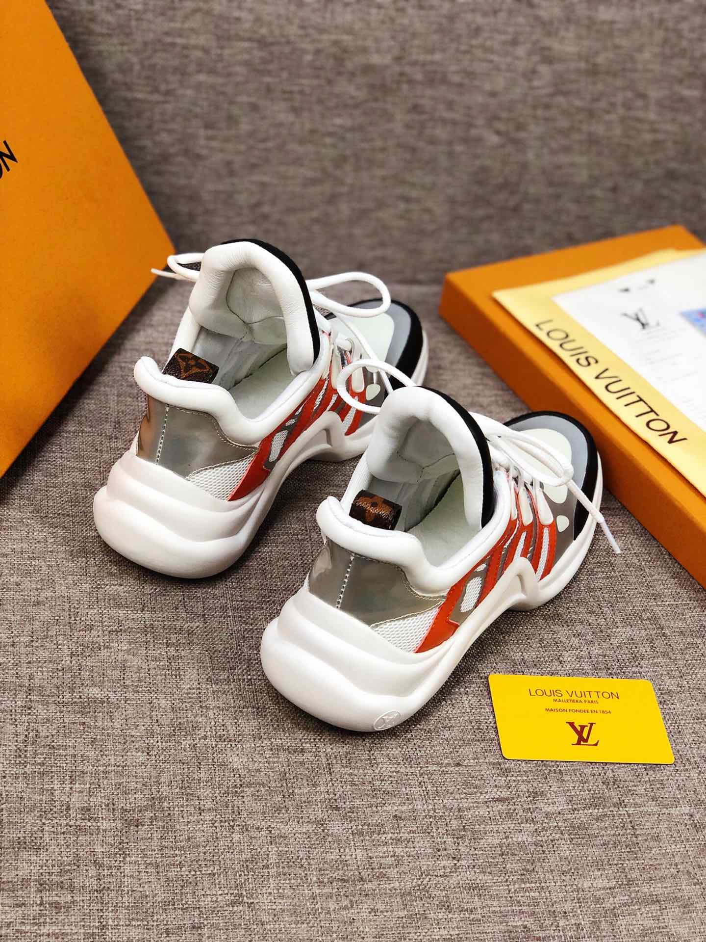 Anum Bags LUV Archlight White Black Orange Sneaker