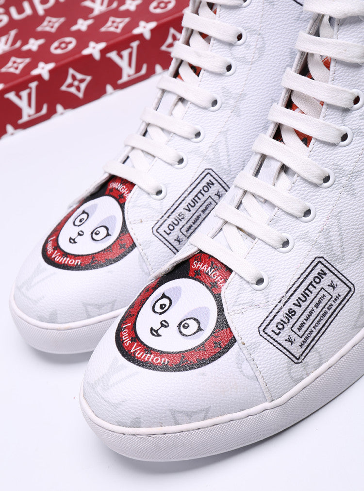 Anum Bags LUV Stellar Trainer Boot White Sneaker