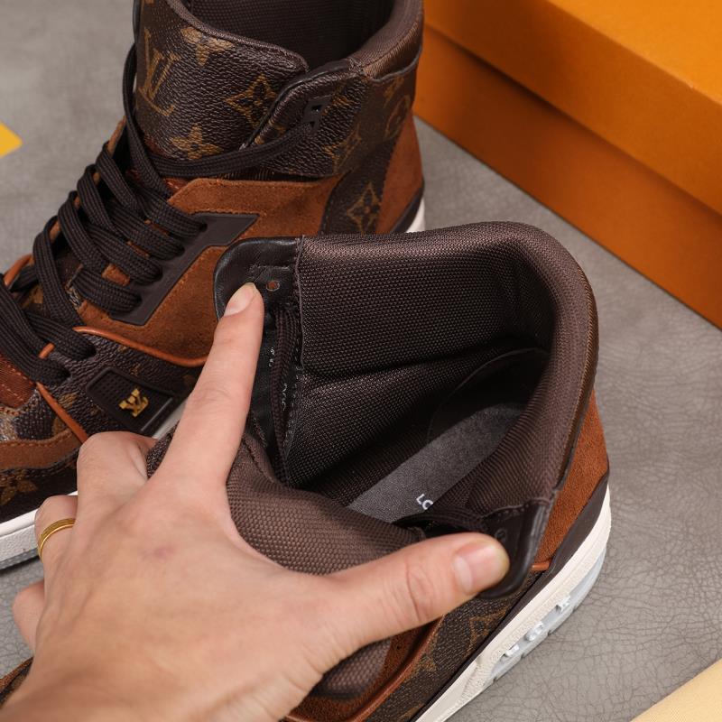 Anum Bags LUV Traners Inspired Brown Sneaker