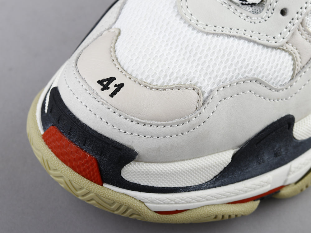 Ezyycart Bags Bla Triple S White Red Sneaker