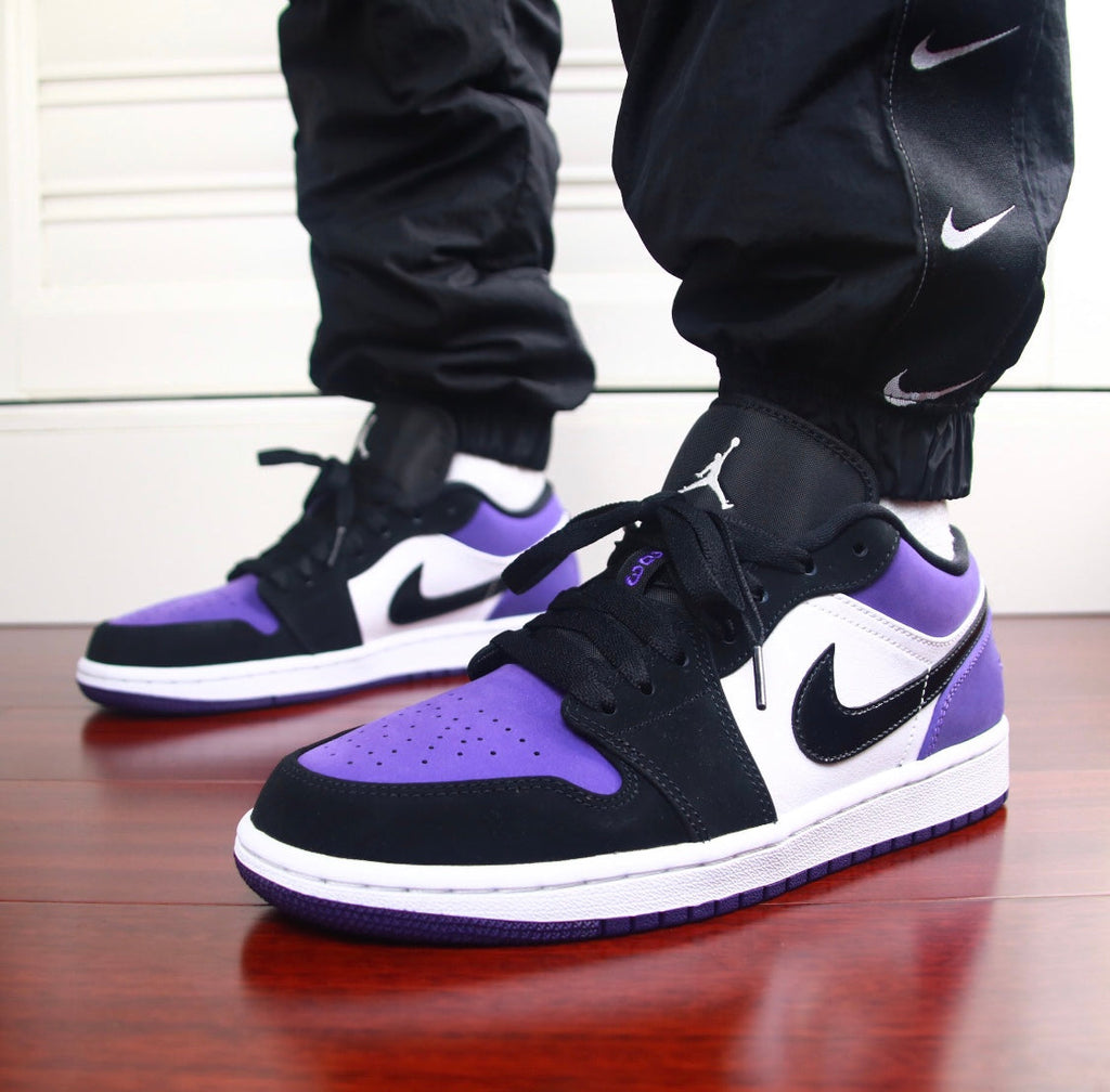 Ezyycart Bags AJ1 black and purple toes