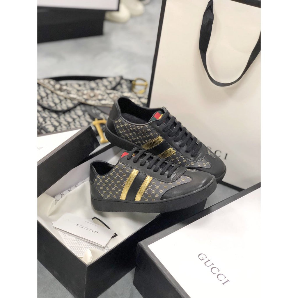 Ezyycart Bags MO-GCI Black Gold Sneaker 094